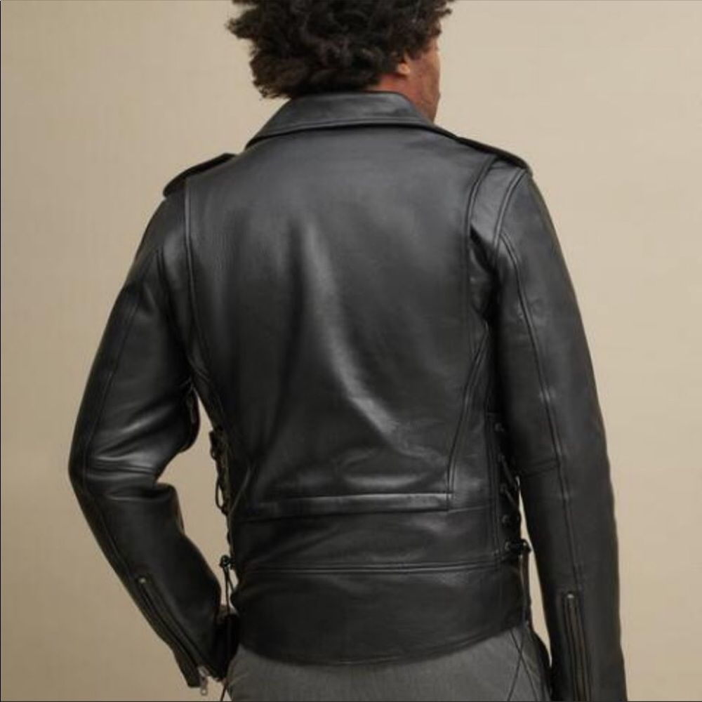 Wilson Leather Finn Rider Moto Jacket Sz S - Picture 2 of 13